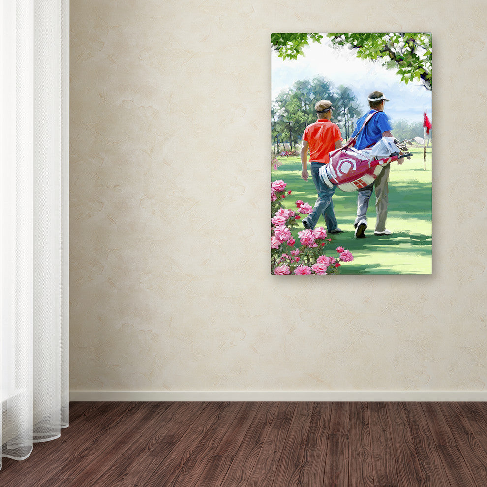 The Macneil Studio 'Golf Players' Canvas Art, 22" x 32"
