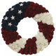 17"Americana Flower Wreath