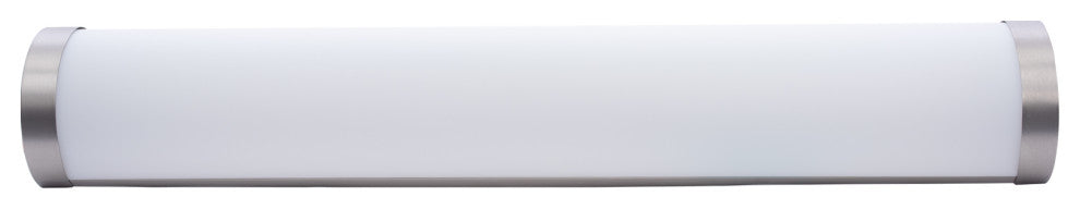 Fuse LED Energy Star Bathroom Vanity and Wall Light, Brushed Nickel