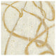 "Another Snowy Day Gold" Digital Paper Print by Shirley Novak, 32"x32"