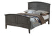 Annette Panel Bed, Gray, Queen