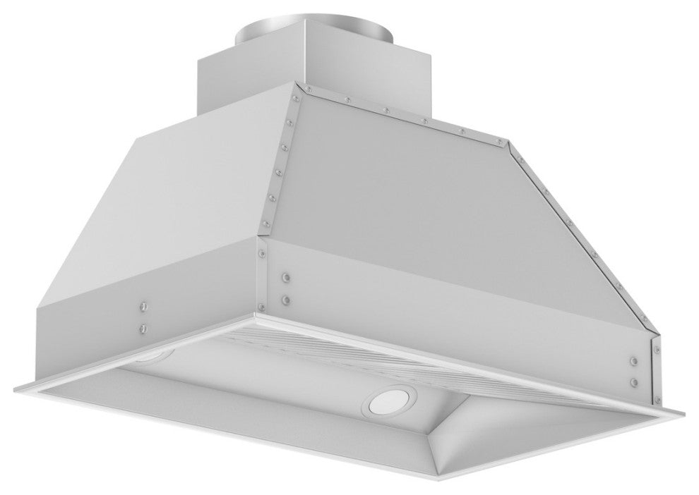 ZLINE 34 in. Remote Blower Range Hood Insert, Stainless Steel, 698-RD-34