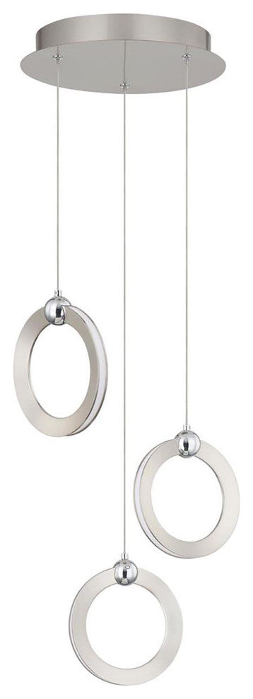 Hermosa LED 3-Light Multi-Pendant