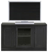 Eagle Furniture 55" Coastal, Thin Tall Entertainment Console, Chocolate Mousse