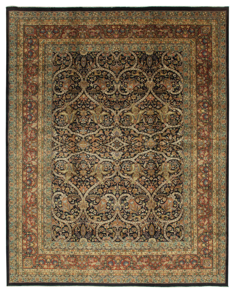 Rug N Carpet - Handwoven Oriental 11' 6" x 14' 6" Large Oushak Area Rug