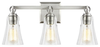 3-Light Vanity, Satin Nickel