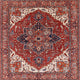 Ahgly Company Indoor Square Mid-Century Modern Area Rugs, 7' Square