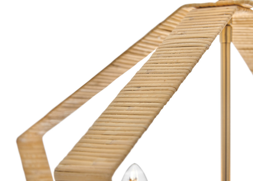 Lark Sammi Large Pendant, Lacquered Brass