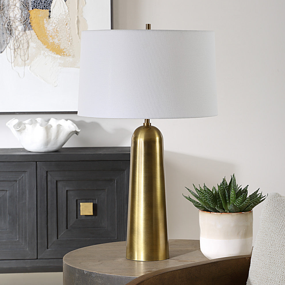 Uttermost Flinchem Brass Table Lamp