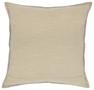 Kosas Home Cheyenne 100% Leather 22" Throw Pillow, Chocolate Brown