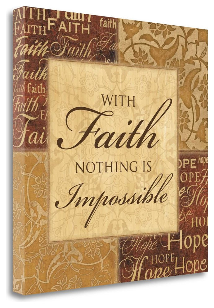 "With Faith" By Piper Ballantyne, Giclee Print on Gallery Wrap Canvas