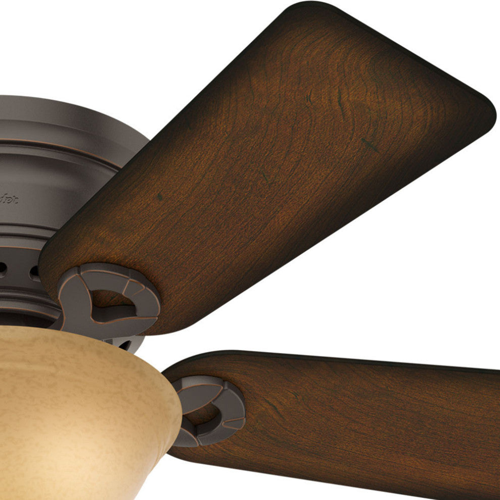 Hunter Fan Company 42" Conroy Onyx Bengal Ceiling Fan With Light