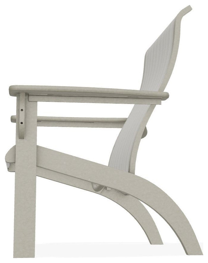 Adirondack Sling Outdoor Adirondack Armchair, Harbor/Storm