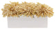 Nearly Natural Dahlia Artificial Arrangement in White Planter Cream