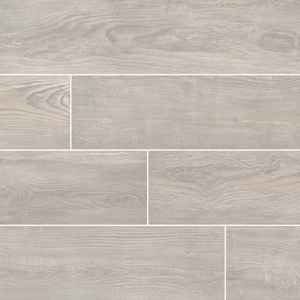 MSI NCAL8X47 Caldera - 8" x 47" Rectangle Floor Tile - Matte - Blanca