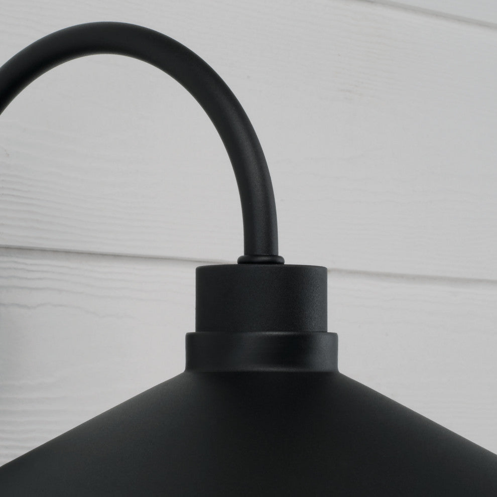 Capital Lighting 953513 Lofton 12" Tall Outdoor Wall Sconce - Black
