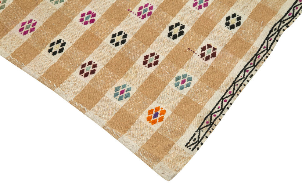 Rug N Carpet - Handwoven Turkish 3' 0" x 11' 9" Tribal Runner Kilim Rug
