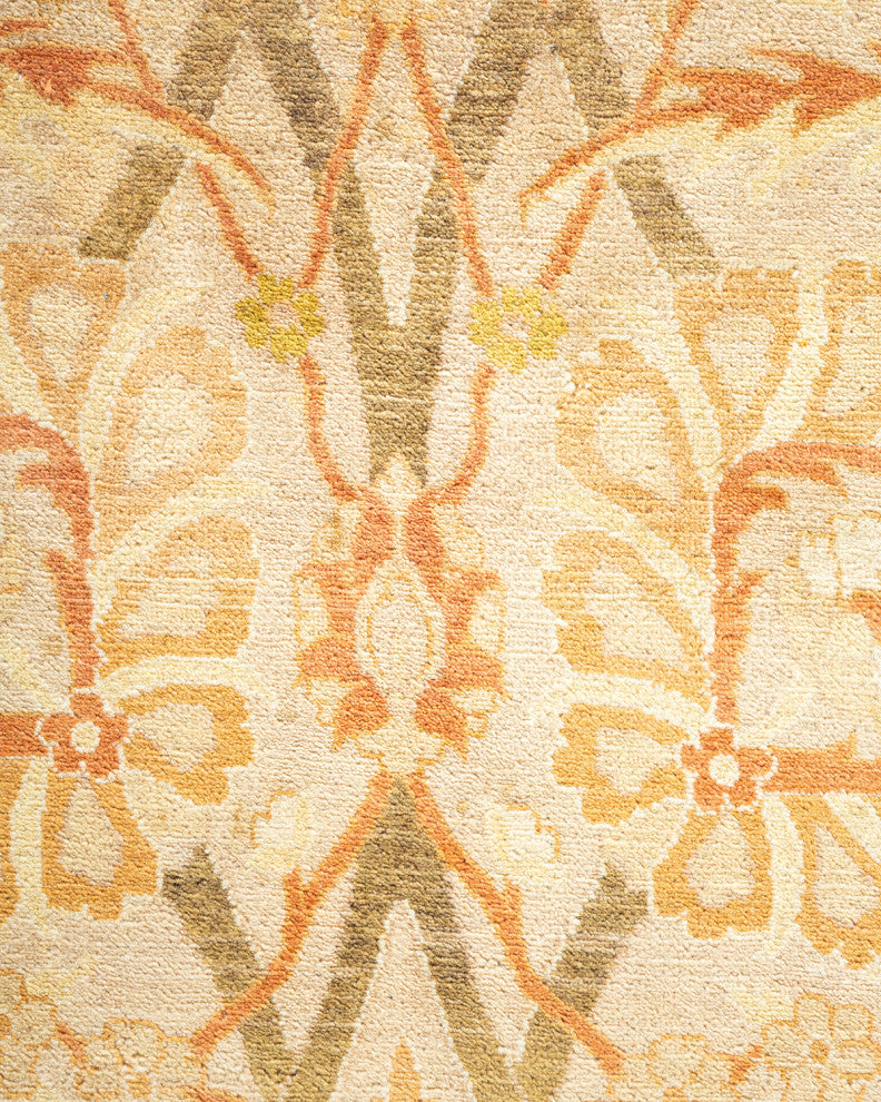 Mogul, One-of-a-Kind Hand-Knotted Area Rug Ivory, 7'10"x10'4"