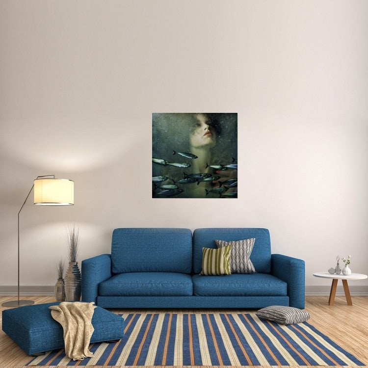 "Venus In Furs" Stretched Canvas Giclee by Ambra, 40x40"