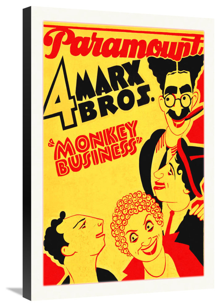 "Marx Brothers - Monkey Business 01" Canvas by Hollywood Photo Archive, 20x30"