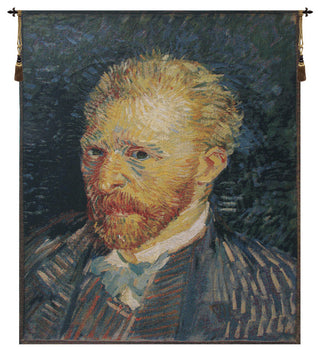 Portrait of Van Gogh Belgian Wall Tapestry