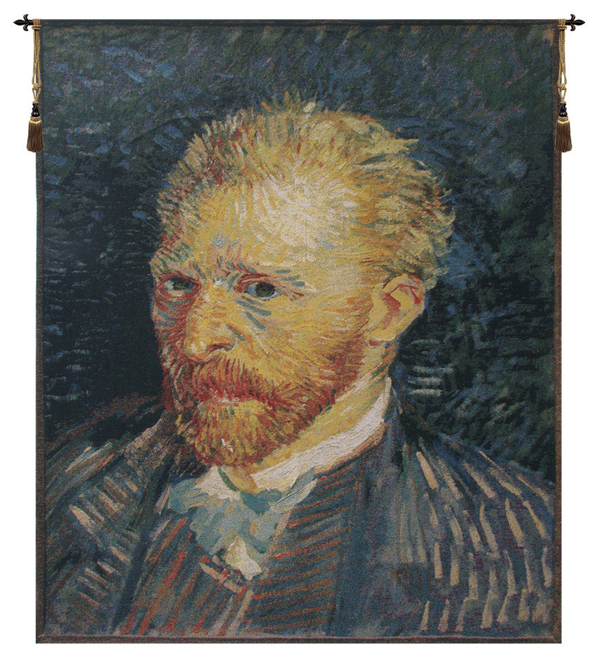 Portrait of Van Gogh Belgian Wall Tapestry