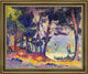 Henri Edmond Cross a Pine Wood-ProvenceFramed Premium Canvas Print, 16"x20"