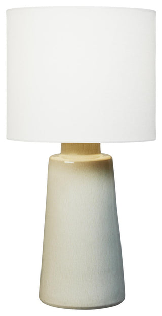 Vessel 1-Light Indoor Large Table Lamp, Shellish Grey