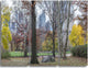 "Central Park New York City in Autumn" Metal Wall Art, 3 Panels, 36"x28"