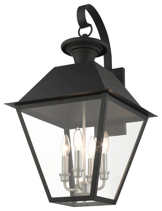 Black Classic, Colonial, Historical, Timeless Outdoor Wall Lantern