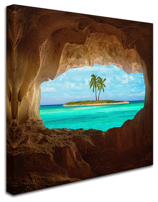 Matt Anderson 'Paradise' Canvas Art, 14x14