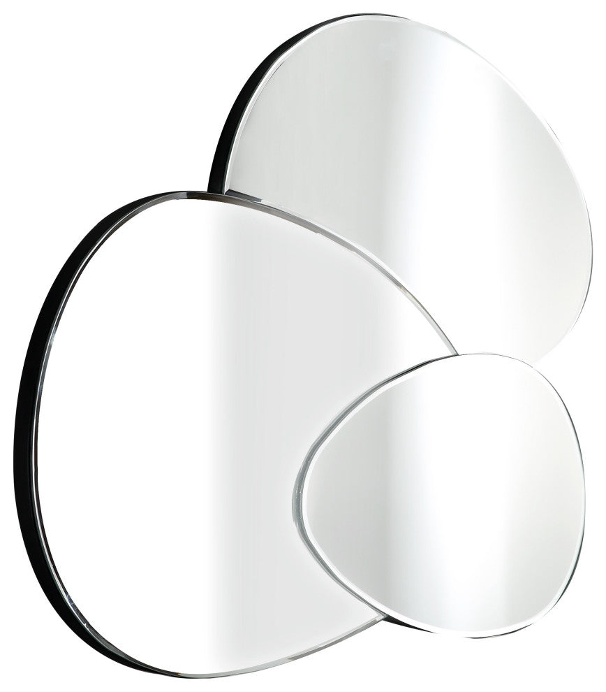 Evolution Abstract Round Mirror