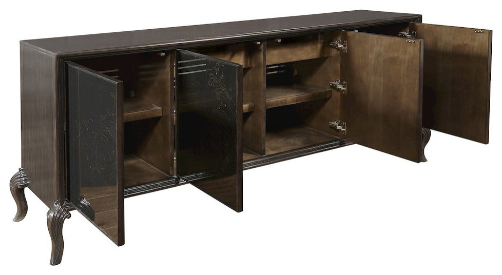 4 Door Media Credenza