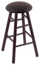 Holland Bar Stool, Maple Round Cushion Bar Stool, Smooth Legs