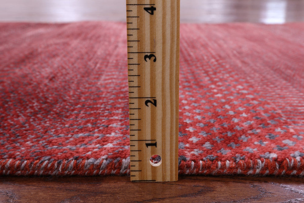 Handmade Savannah Grass Wool and Silk Runner Rug 2' 5" X 10' 3" Q11969