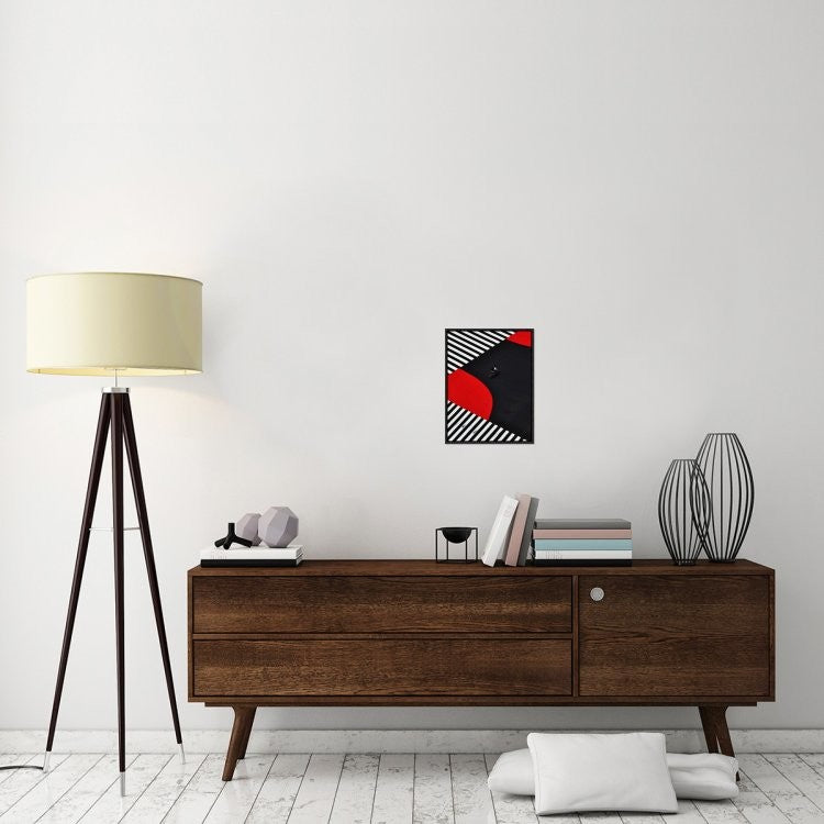 "Along A Road" Framed Canvas Giclee by Keisuke Ikeda, 13x17"