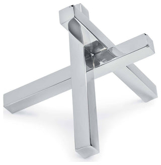 Intersecting Sculpture (Polished Nickel)