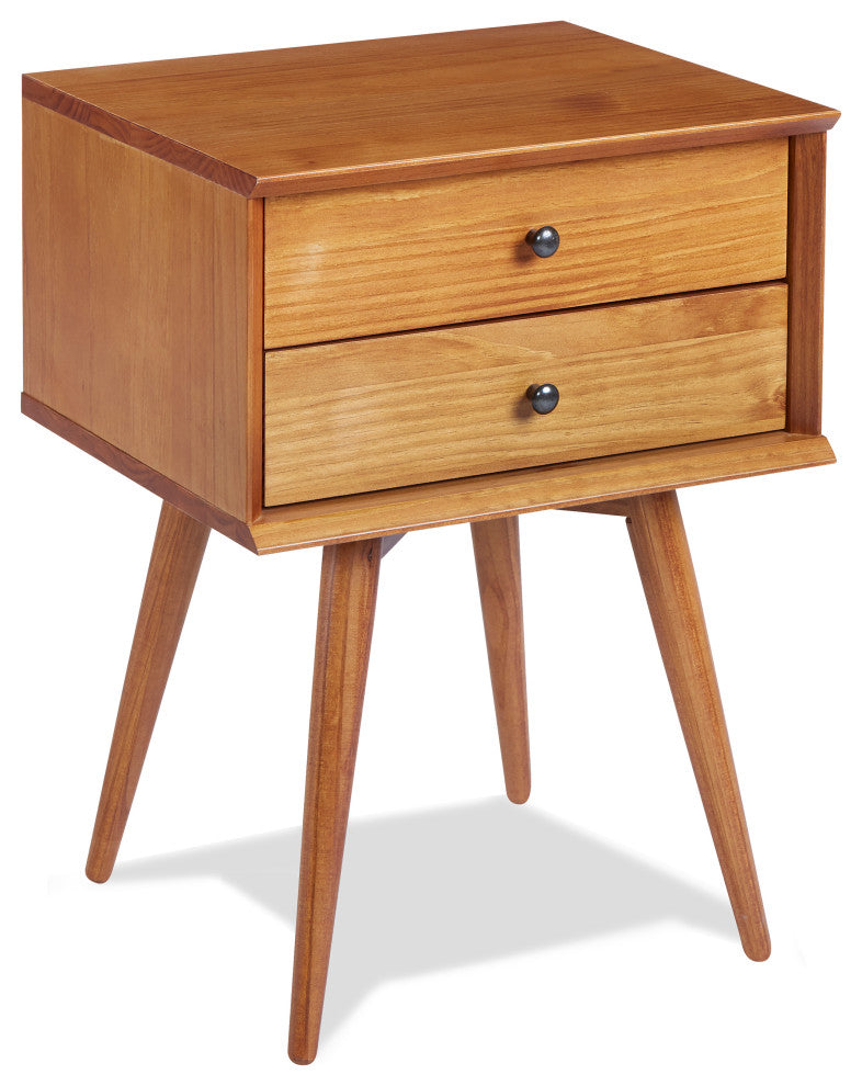 Mid-Century Night Stand, Brown