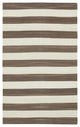 Rug N Carpet - Handmade Wool 3' 5'' x 5' 7'' Geometric Dhurrie Kilim Rug