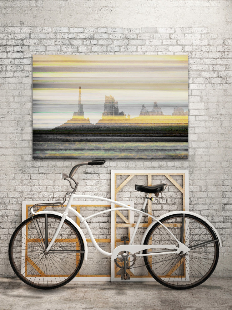 "Rock Formations" Print on Canvas, 18"x12"