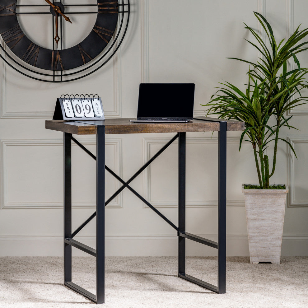 Josie Standing Wood and Metal Desk