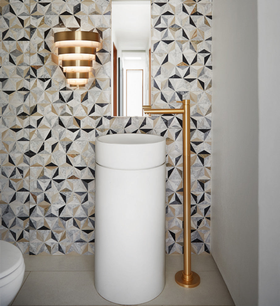 Hinkley Echelon Medium Led Sconce, Heritage Brass