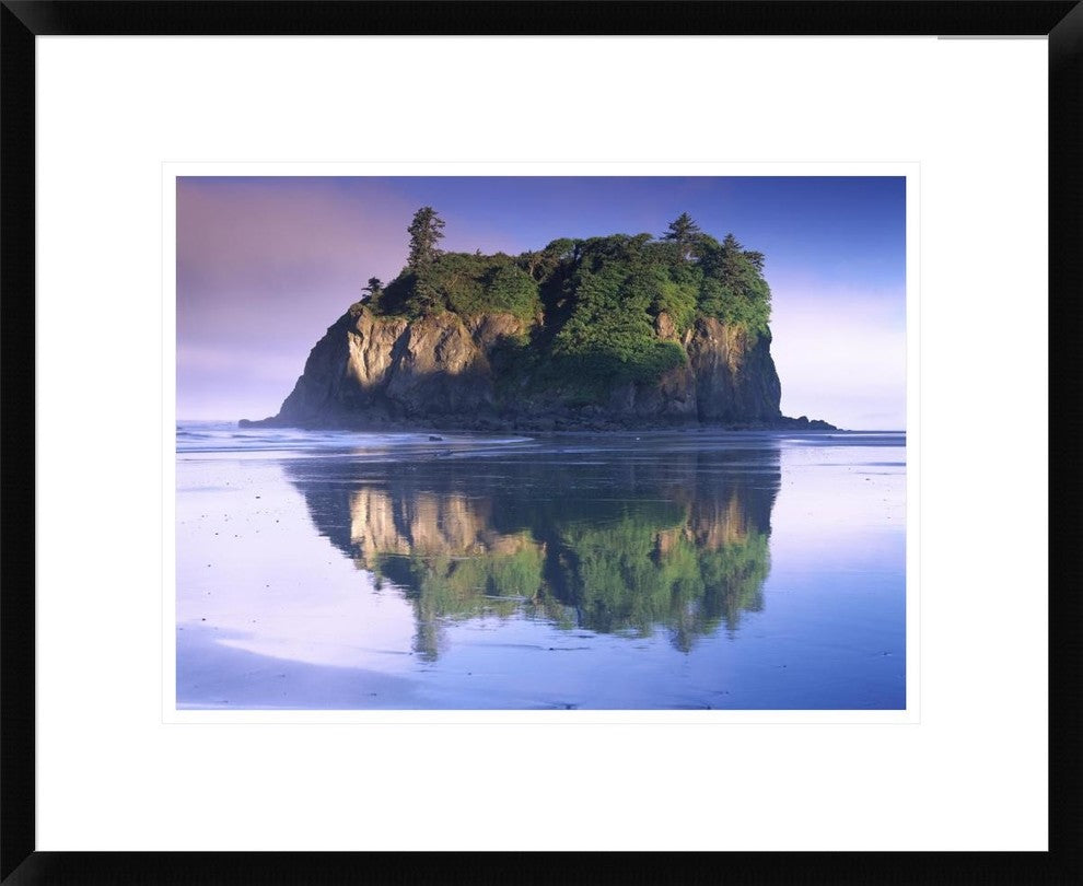 Abbey Island Looms Over Ruby Beach, Olympic National Park, Washington, 22"x18"