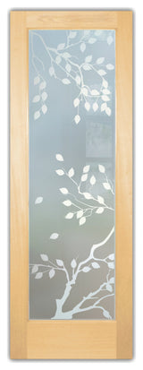 Interior Doors - Cherry Tree Frosted Glass Design - 28" x 80" - CUSTOMIZE...