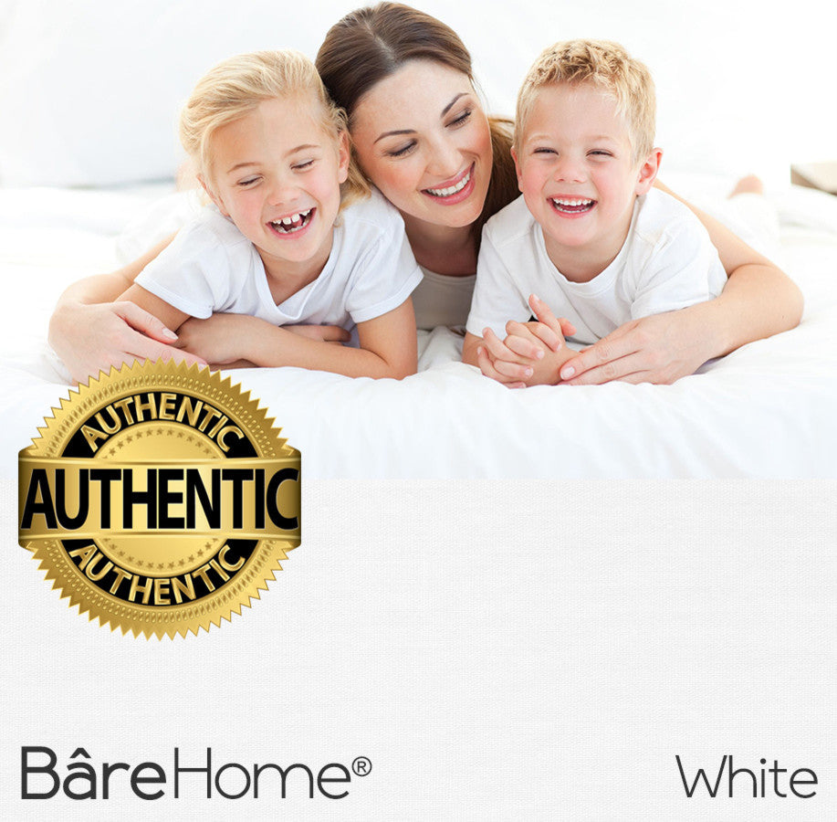 Comforter, Sheet, and Bed Skirt, Red, White, White, Split Queen