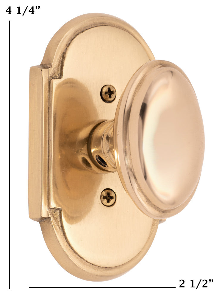 Palladian Plate Privacy Set - 2-3/8"