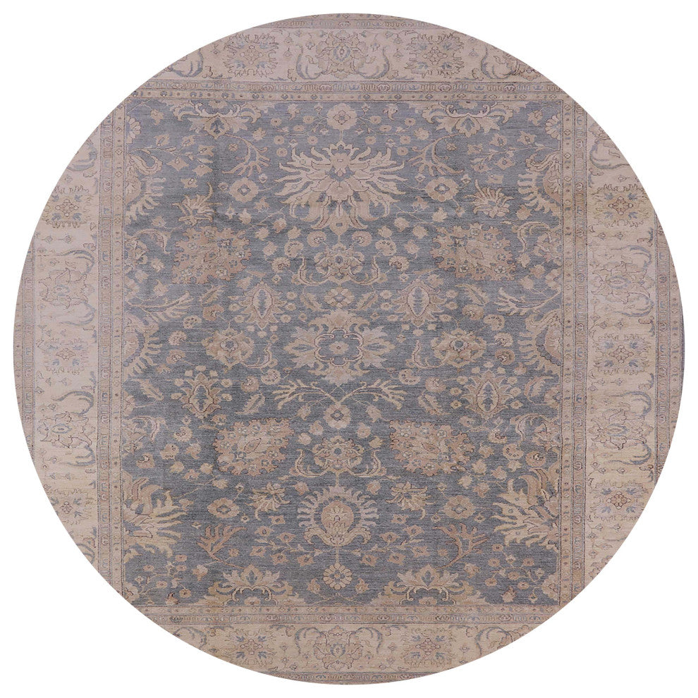 Ahgly Company Indoor Round Mid-Century Modern Area Rugs, 4' Round