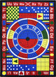 Kid Essentials Rug, Teach-A-Tot, 5'4"x7'8"