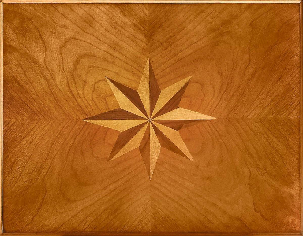 Formal Walnut Veneer Tyler Side Table