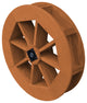 Pressure Treated Pine Waterwheel, Cedar Stain, 30"